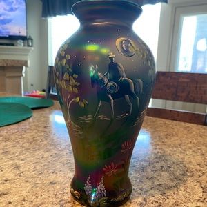 Fenton Hand painted Rare Vase D. Frederick